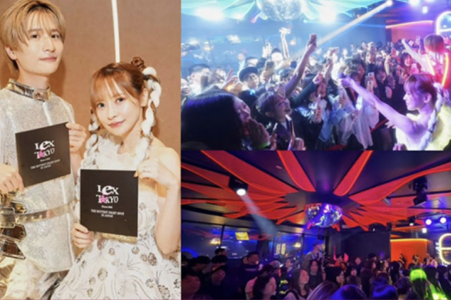 ヘラヘラ三銃士DJまりなも熱烈DJ!あの韓流俳優も来店。六本木「New Lex Tokyo」華やかグランド